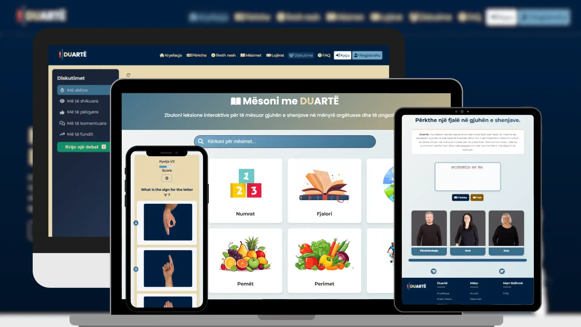 Duarte - Sign Language Learning Platform